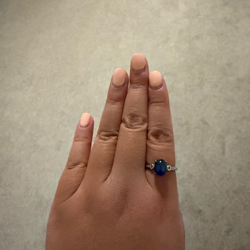 Lapis Crystal Ring